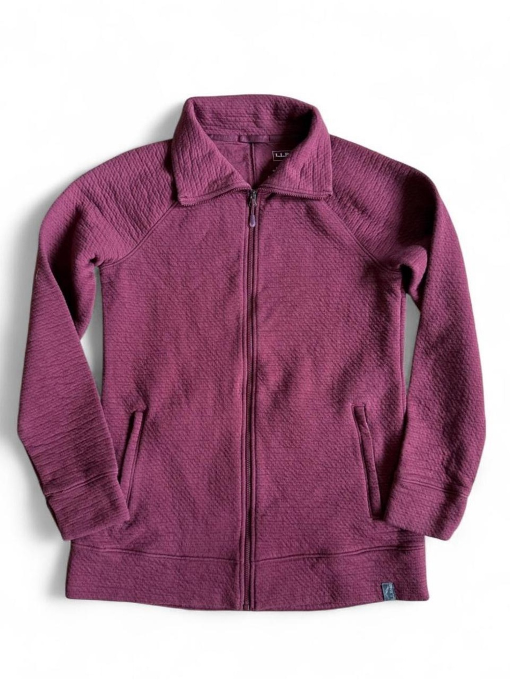L.L. Bean Women’s Zip Jacket in Burgundy